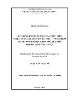 Luận văn thạc sĩ xây dựng bộ chỉ số đánh giá thực hiện nhiệm vụ của giảng viên đại học – thử nghiệm tại đại học khoa học tự nhiên – đại học quốc gia hà nội 