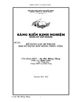 SKKN Bổ sung các kỹ thuật khi sử dụng BĐT CÔSI