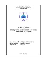 Ứng dụng pro engineer để mô hình hóa và chế tạo chân vịt tàu