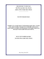 Nghiên cứu sự biến đổi về thành phần hóa học, vi sinh vật, chất lượng cảm quan và chỉ tiêu vật lý của rong nho (caulerpa lentillifera) tươi theo thời gian bảo quản bằng khí nitơ, bao gói PA