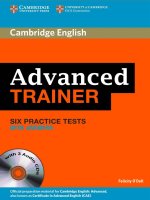 Advanced trainer 6 practice tests with answers