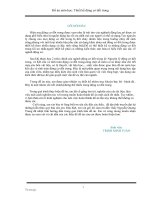 Đồ án thiết kế động cơ đốt trong