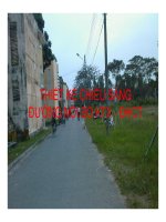 thiết kế chiếu sáng đường nội bộ KTX ĐHCT 