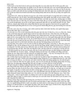 Thuyết minh về nguy cơ chiến tranh hạt nhân