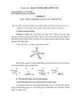 chuyên đề   đại CƯƠNG hóa hữu cơ 