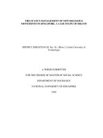 The states management of new religious movements in singapore  a case study of ISKCON 