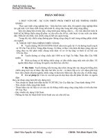 THIẾT KẾ CHIẾU SÁNG ĐƯỜNG tRẦN hƯƠNG đẠO