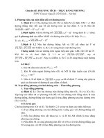 Chuyên đề PHƯƠNG TÍCH – TRỤC ĐẲNG PHƯƠNG 