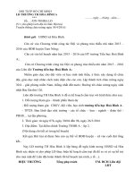 Tổ chức cấm trại ở tiểu học phần 1. Đề nghi, kế hoạch, bài phát biểu