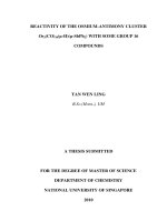 Reactivity of the osmium antimony cluster Os3(CO)10(MU H)(MU sbph2) with some group 16 compounds 