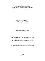 Travelling dwellers  nepalese lahure in singapore 