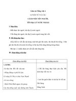 Giáo án tiếng việt 4 tuần 8 bài luyện từ và câu   cách viết tên người, tên địa lí nước ngoài 
