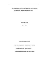 An assessment of international real estate securities market integration 