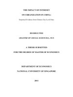 The impact of internet on urbanization in china empirical evidence from chinese city level data 