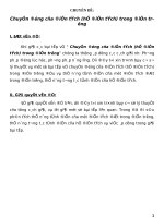 chuyển động của điện tích  hệ điện tích trong điện trường 