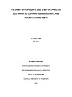 The effect of periodontal cell sheet wrapping and cell dipping co culturing techniques in delayed replanted canine teeth 