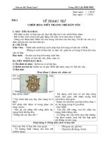 GIÁO ÁN TOÀN TẬP MỸ THUẬT LỚP 6 NĂM 2015