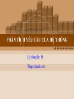 Phân Tích Và Thiết Kế Hệ Thống Thông Tin  Phân Tích Yêu Cầu Của Hệ Thống