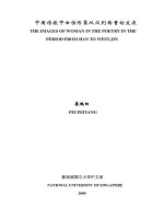 The images of woman in the poetry in the period from han to west jin 1 