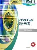 chương 4  định giá cổ phiếu 