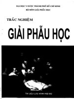 Câu Hỏi Trắc Nghiệm Giải Phẫu Học Có Đáp Án