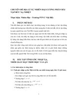 CHUYÊN đề địa lí tự NHIÊN đại CƯƠNG PHẦN bài tập bức xạ NHIỆT 