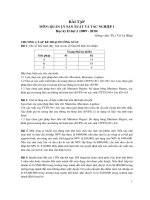 bài tập môn quản lý sản xuât và tác nghiệp 1