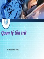 Quản lý tồn trữ