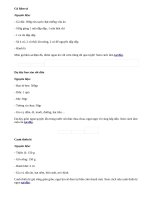 Bữa ăn ngon chiều thứ 7 đầy hấp dẫn