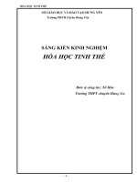 Sáng kiến kinh nghiệm hóa học tinh thể