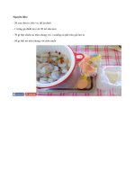 Tôm chiên xù giòn ngon, thơm nức mũi