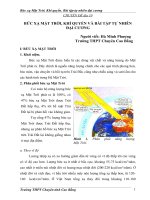 BỨC xạ mặt TRỜI, KHÍ QUYỂN và bài tập tự NHIÊN đại CƯƠNG 