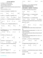 Câu hỏi trắc nghiệm đại số lớp 9