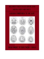 Giáo Trình CT Scan Bệnh Viện Việt Đức