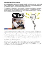 Sóng WiFi giết chết tinh trùng, ngăn cản trứng thụ thai