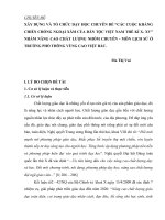 XÂY DỰNG và tổ CHỨC dạy học CHUYÊN đề “các CUỘC KHÁNG CHIẾN CHỐNG NGOẠI xâm của dân tộc VIỆT NAM THẾ kỉ x  XV” NHẰM NÂNG CAO CHẤT LƯỢNG NHÓM CHUYÊN   môn LỊCH sử ở TRƯỜNG PHỔ THÔNG VÙNG CAO VIỆT bắc 