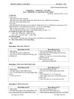 Giáo án Đại số 10 Nâng cao