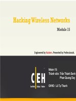 Tài Liệu Hacker Dịch Hacking Wireless Networks