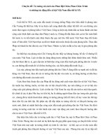 Chuyên đề tư tưởng cải cách của phan bội châu, phan châu trinh  