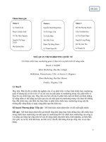 Cải thiện chiến lược marketing quốc tế dựa trên sự phát triển kỹ năng mềm