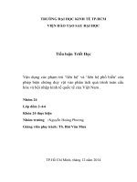 Vận dụng các phạm trù liên hệ và liên hệ phổ biến của phép biện chứng duy vật vào phân tích quá trình toàn cầu hóa và hội nhập kinh tế quốc tế của việt nam  