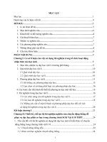 KHÓA LUẬN thiết kế và chế tạo bộ thí nghiệm chuyển động thẳng trong dạy học vật lí 10 THPT