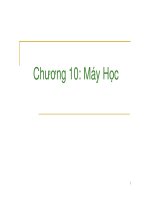 Bài Giảng Học Máy (Machine Learning)