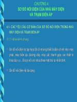 chương 4   sơ đồ nối điện của nhà máy điện và trạm biến áp