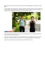 Tập thể dục giúp giảm nguy cơ sỏi thận