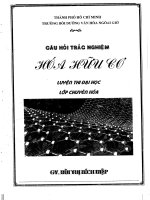 Câu hỏi trắc nghiệm hóa hữu cơ luyện thi đại học 