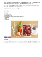 Cách làm bò kho hấp dẫn cả nhà