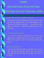 CHƯƠNG i   KHÁI NIỆM CHUNG về NHÀ máy điện, TRẠM BIẾN áp và hệ THỐNG NĂNG LƯỢNG 