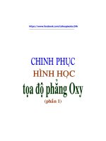 Chinh phục hình học OXY trong các ki thi THPT Quốc Gia