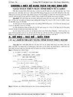 Tài liệu Bồi dưỡng Giải toán trên máy tính điện tử Casio